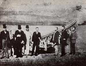  Opening the temporary railway bridge over the Vaal River